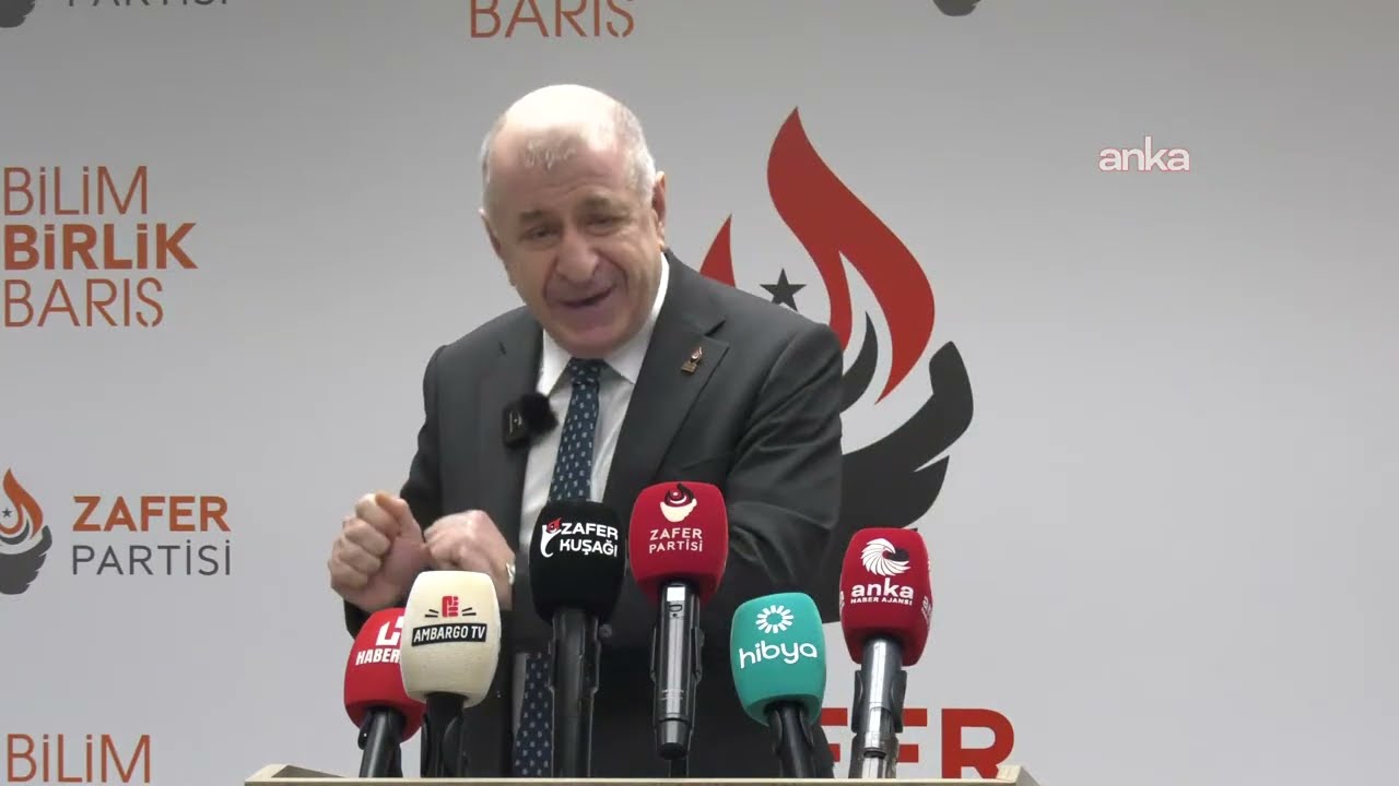Ümit Özdağ, Parti Genel Merkezi'nde basın toplantısı düzenliyor /Ankara #Canlı