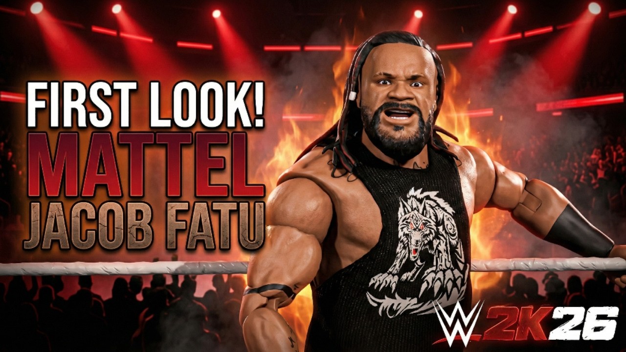 First LOOK at Mattel Jacob Fatu 🔥 in WWE2K26