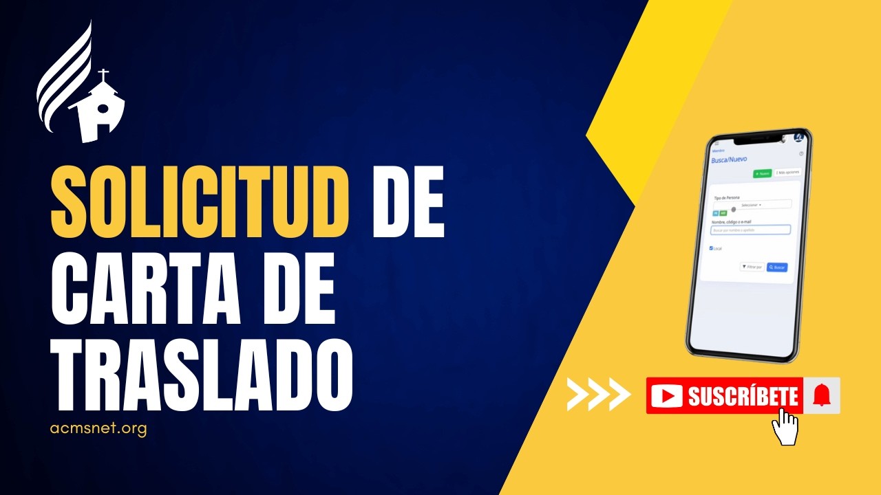 Solicitud de carta de traslado