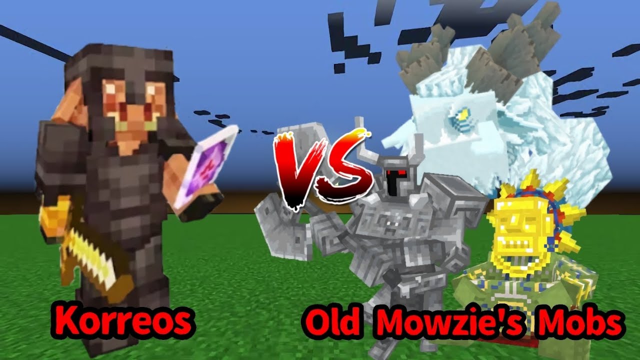 Korreos vs Old Mowzie's Mobs | Minecraft Mob Battle