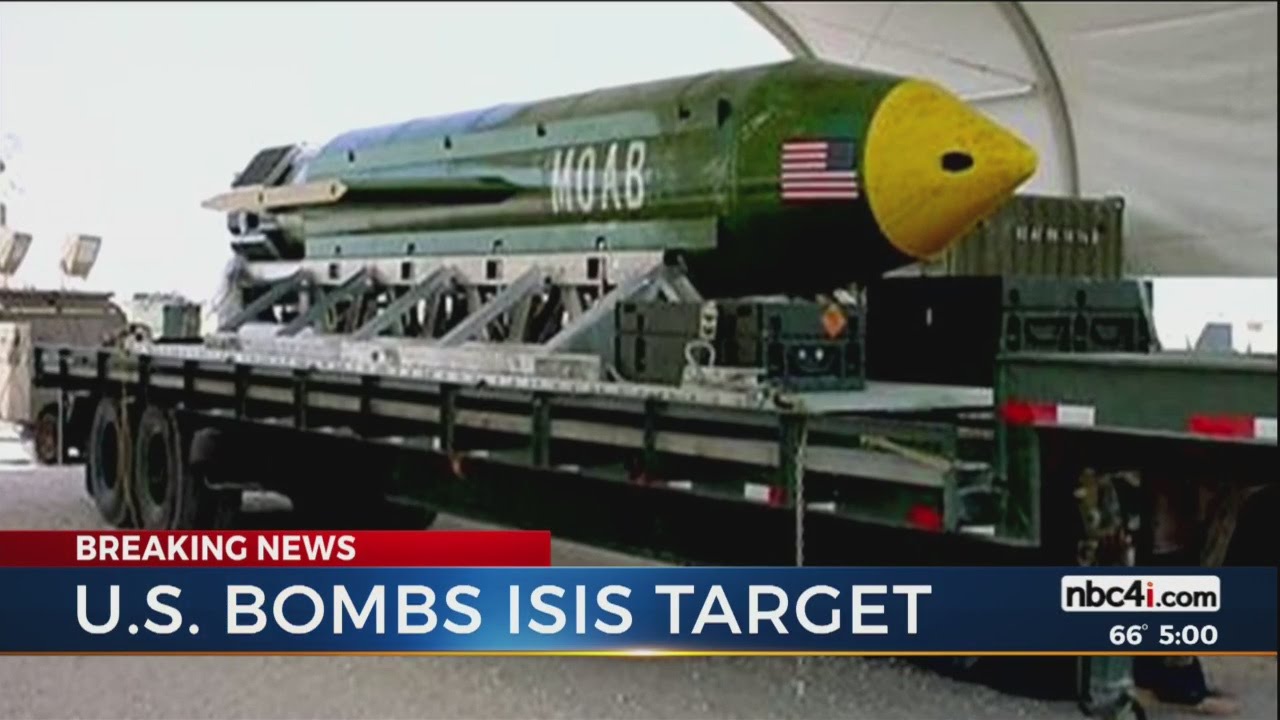 U.S. bombs ISIS target with largest non-nuclear bomb ever used