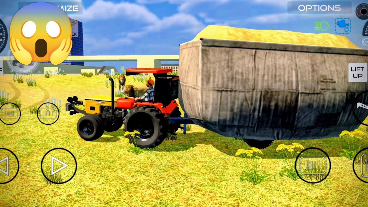 🔴 Heavy Lord Tractor 🚜😱😱😱 #automobile #games #drawing #simulator #indanvehicle 