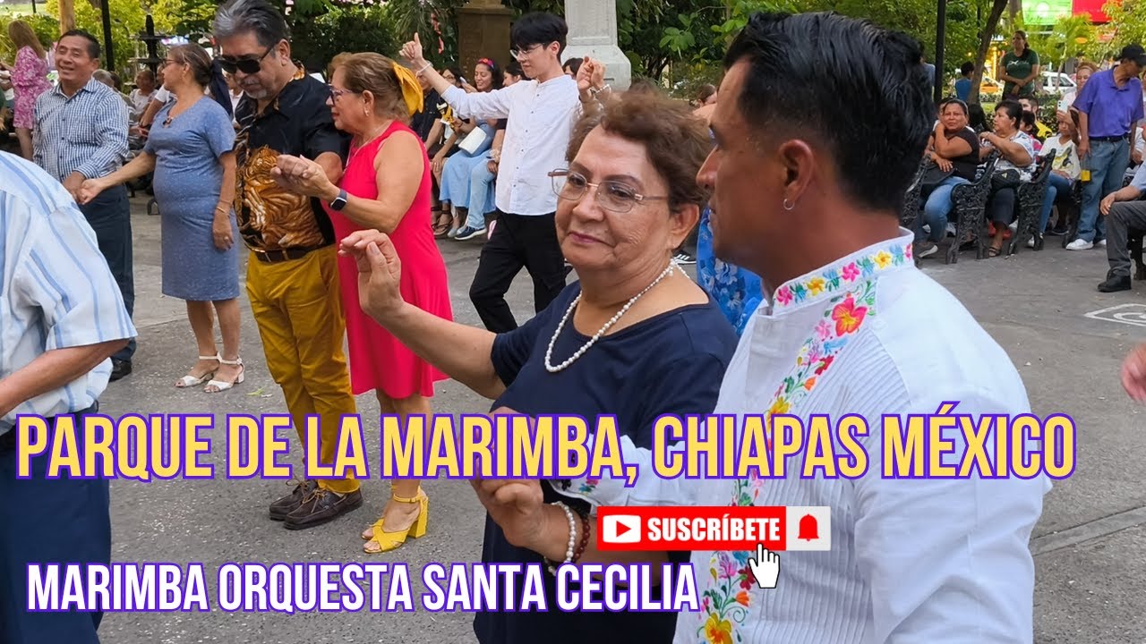 Danzón al son de la Marimba, 18/Mayo/2025, Parque Jardín de la Marimba Tuxtla Gutiérrez Chiapas