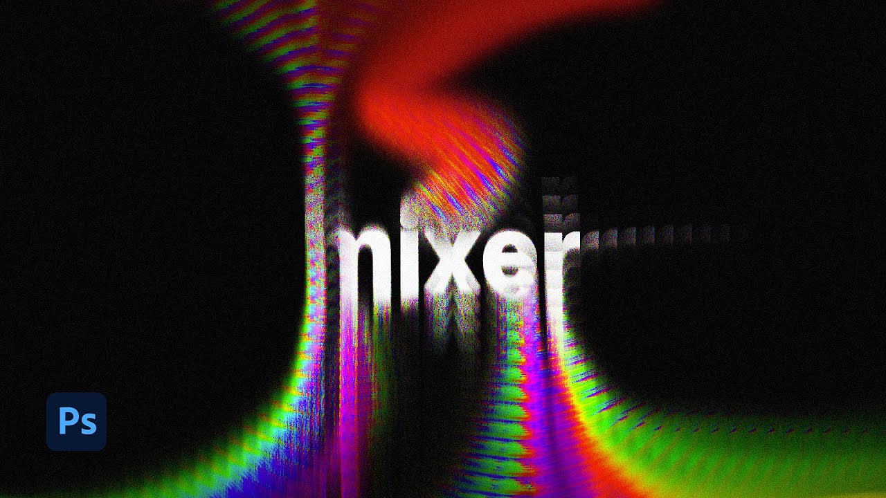 SIMPLE MELTING GLITCH PHOTOSHOP MIXER BRUSH TUTORIAL