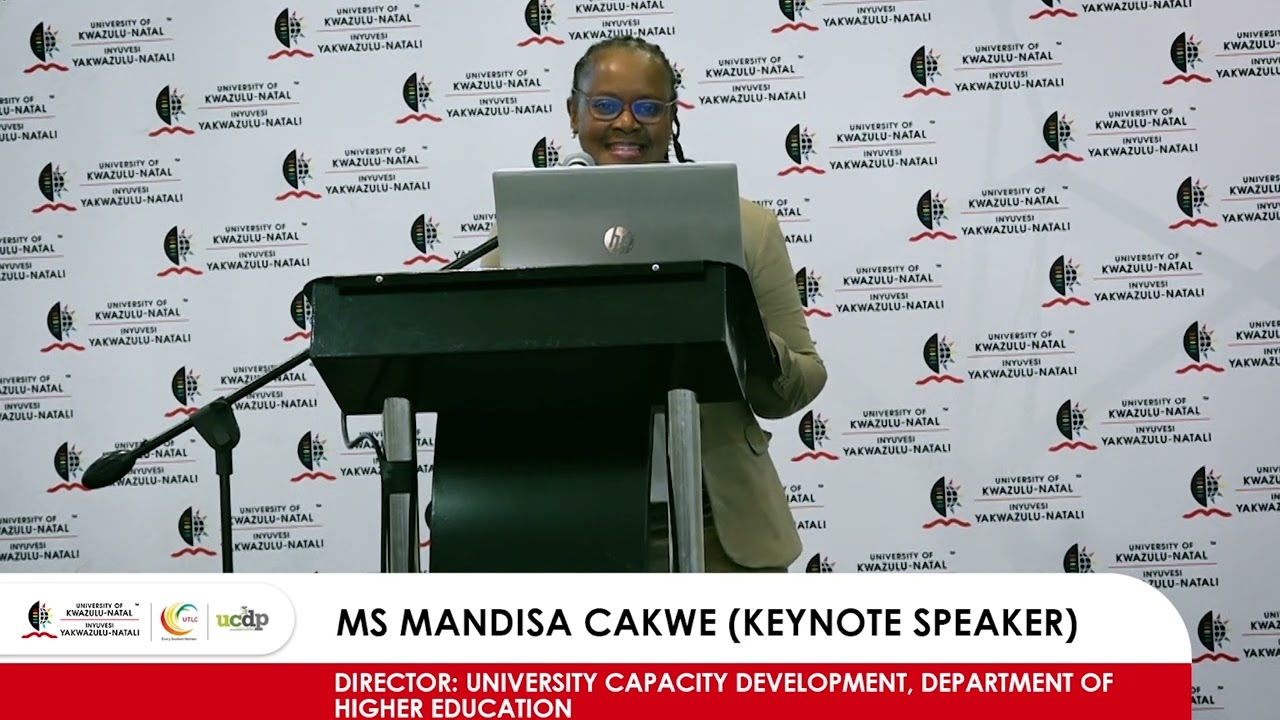 Keynote Address by Ms Mandisa Cakwe - iSoTL 2024 Conference (Chaired - Christinah Mulaudzi)