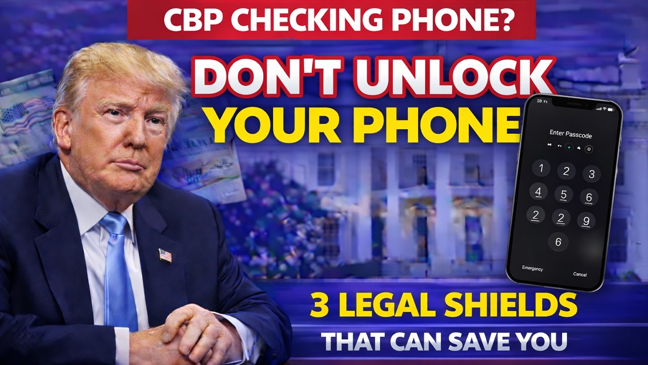 US AIRPORT: Do NOT Give CBP Your Phone Until You Watch This!