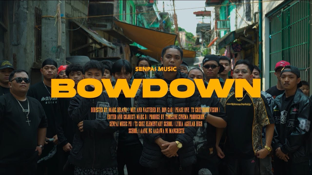 BOWDOWN - Senpai Music feat. Don Gab, Tyro Ace & Bollen (Official Music Video)