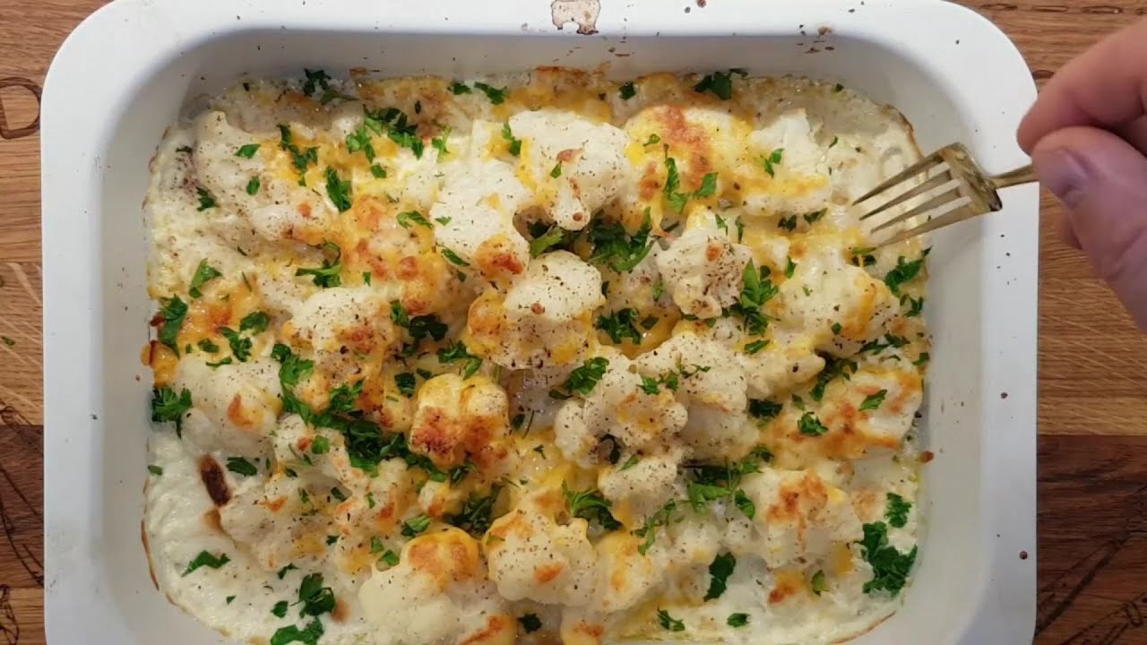 zapiekany kalafior z serem tylko 3 składniki