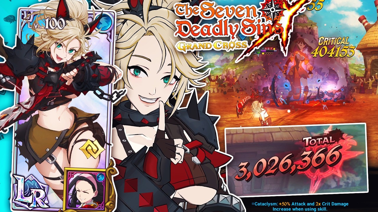 WTF!? LR ROXY + LR WEAPON + NEW VALENTI IS GOD TIER BROKEN IN PVP! | 7DS: Grand Cross