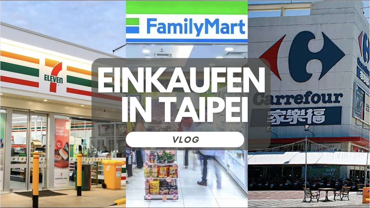 So kaufst DU in Taiwan ein!🛒🇹🇼 | Vlog | Auslandssemester Taiwan Folge 6