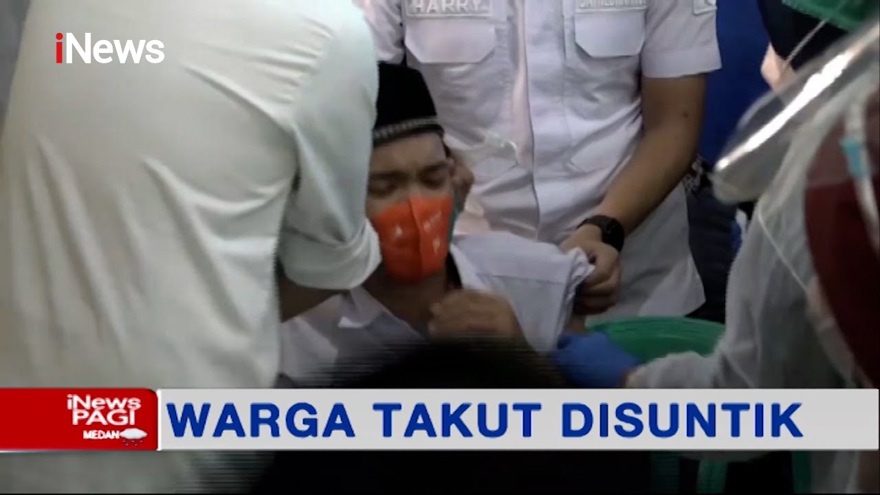 Takut Disuntik, Seorang Santri Mejerit Ketakutan  #iNewsPagi 24/08