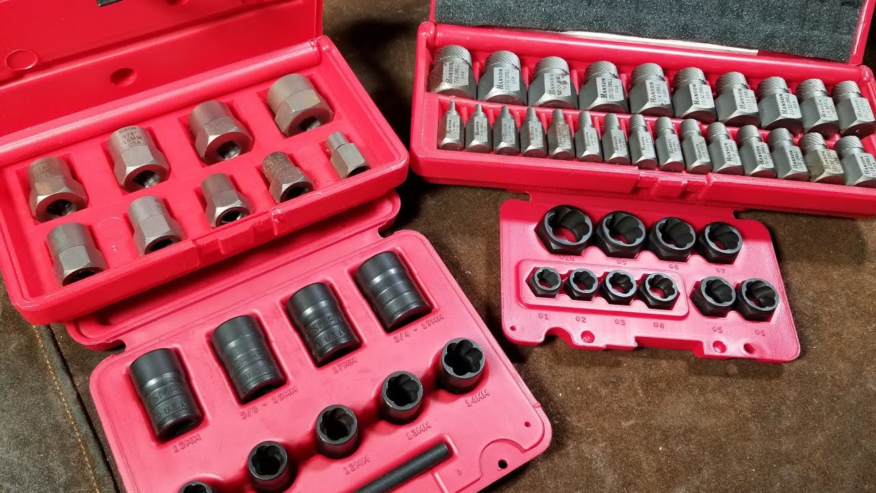 Hanson USA Vs. Craftsman USA Spiral Screw Extractor Review & Comparison
