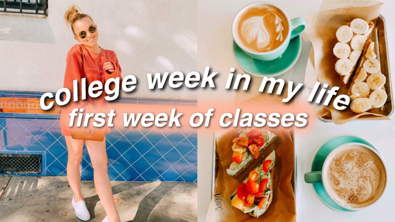 college week in my life | first week of classes @ cal poly slo