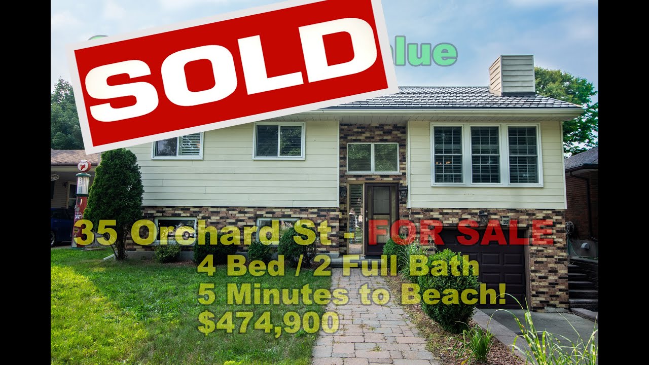SOLD 2018 - Grand Bend 4 Bedroom House For Sale near Beach - 35 Orchard St