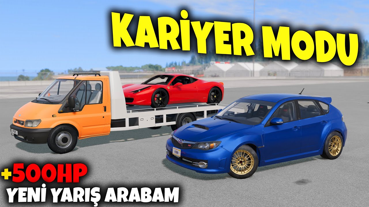 YARIŞ ARABASI ALDIM VE UFAK BİR KAZA YAPTIM / KARİYER MODU // BeamNG.drive // 2S15B