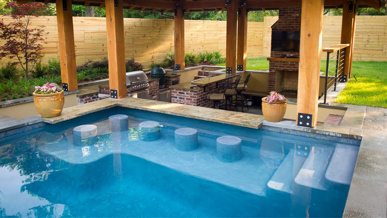 TOP 30 PISCINAS COM BAR DENTRO