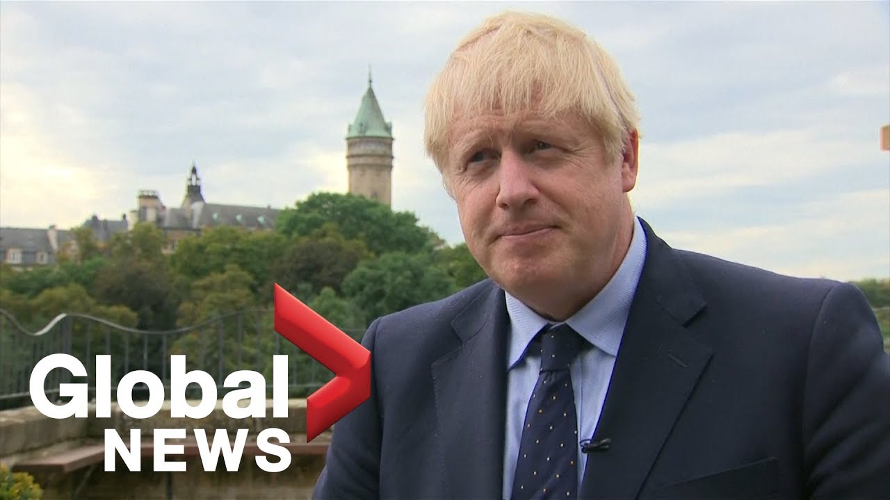 British PM Boris Johnson is booed in Luxembourg, says Brexit deal is emerging