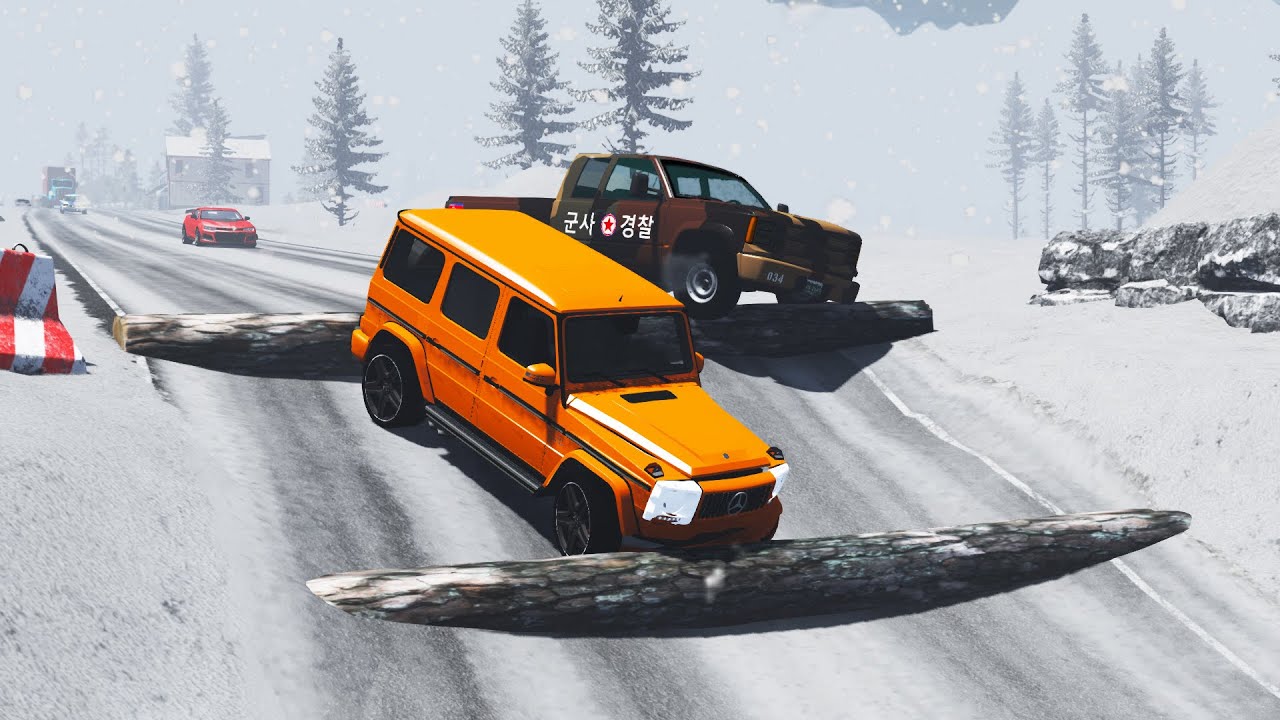 Trunk Speed Bump vs Cars #1 | BeamNG DRIVE