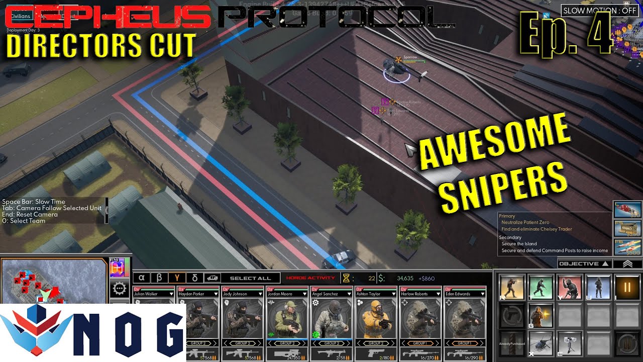 Lets Play Cepheus Protocol Ep4 | Sparrow Update | I love Snipers on Roofs!