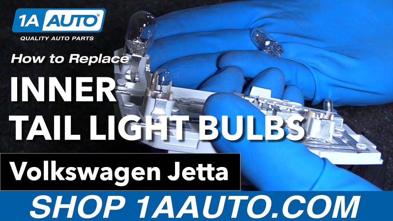 How to Replace Inner Tail Light Bulbs 11-18 Volkswagen Jetta