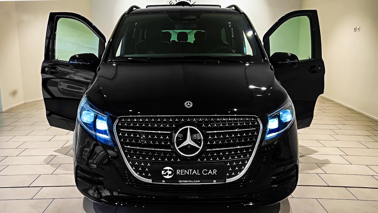 NEW 2024 Mercedes V-Class  — роскошный VIP-автомобиль для всей семьи!