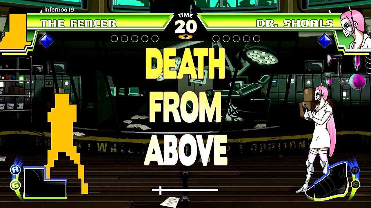 Divekick (PlayStation 4) Story as The Fencer