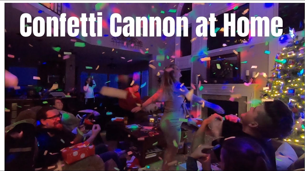 DIY Confetti Cannon Blows Kids Away for Christmas