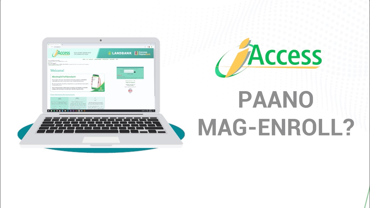 Paano mag-enroll ng iAccess account online