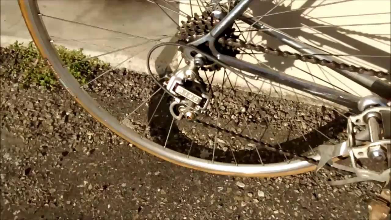 da vecchia bici da corsa a fixed gear