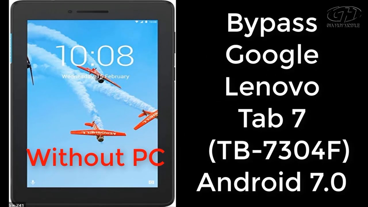 BYPASS LENOVO TAB7 (TB - 7304F) Android 7.0 2021 WITHOUT PC