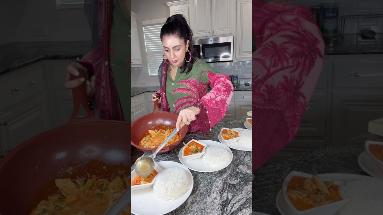 Made super delicious Red Thai Chicken Curry 🍛