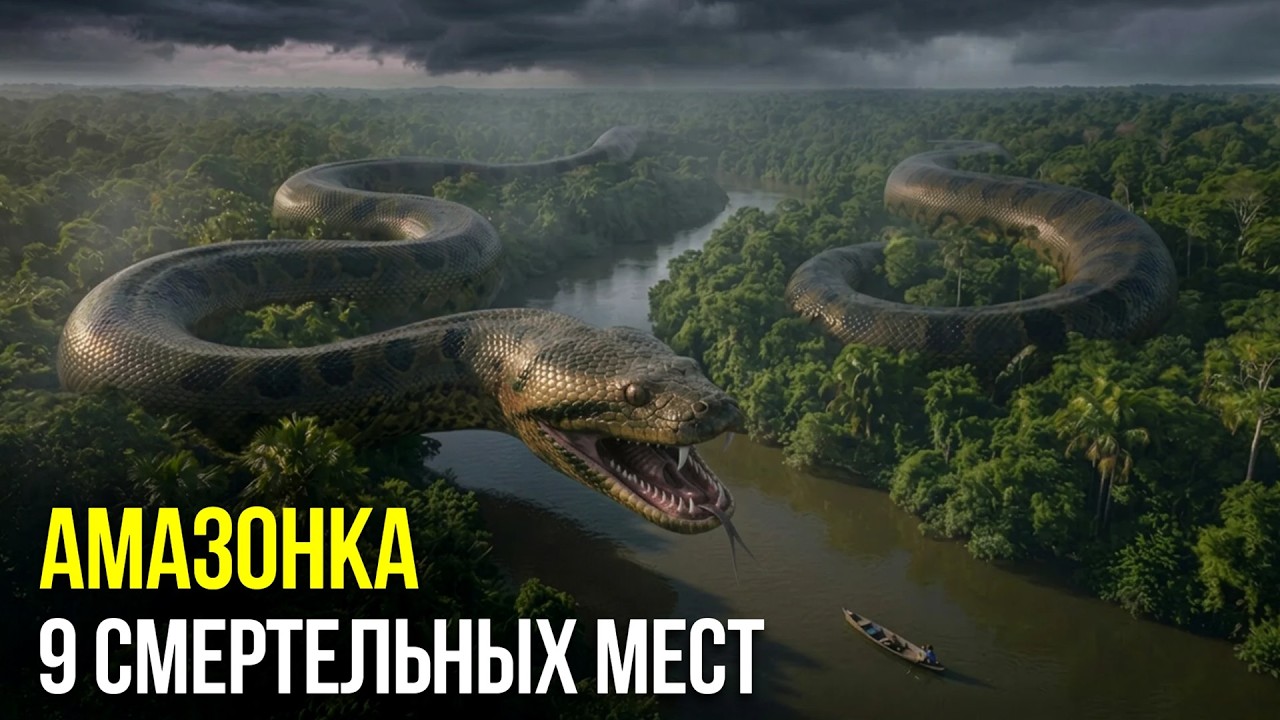 РЕКА СМЕРТИ: 9 мест Амазонки, где вы никогда не захотите оказаться!