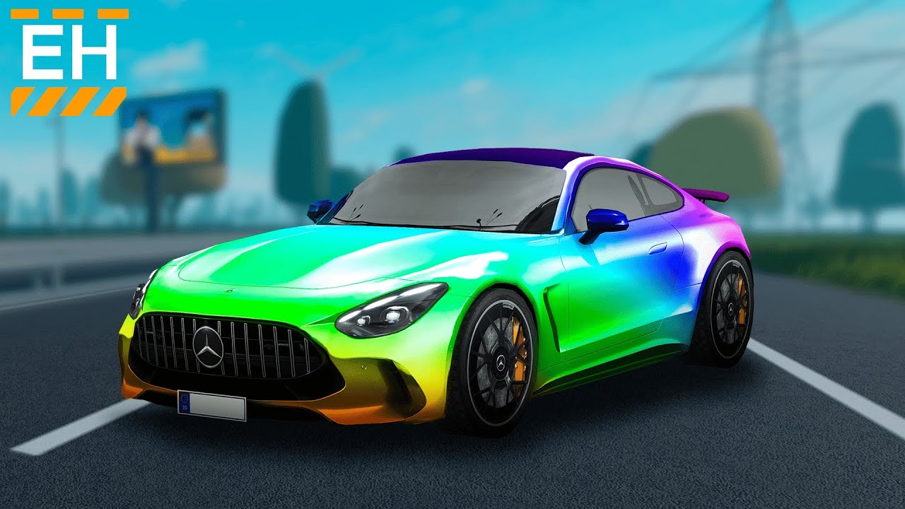 Update: Mercedes AMG GT Cup&eacute; mit 🌈 🌈 LACKIERUNG?