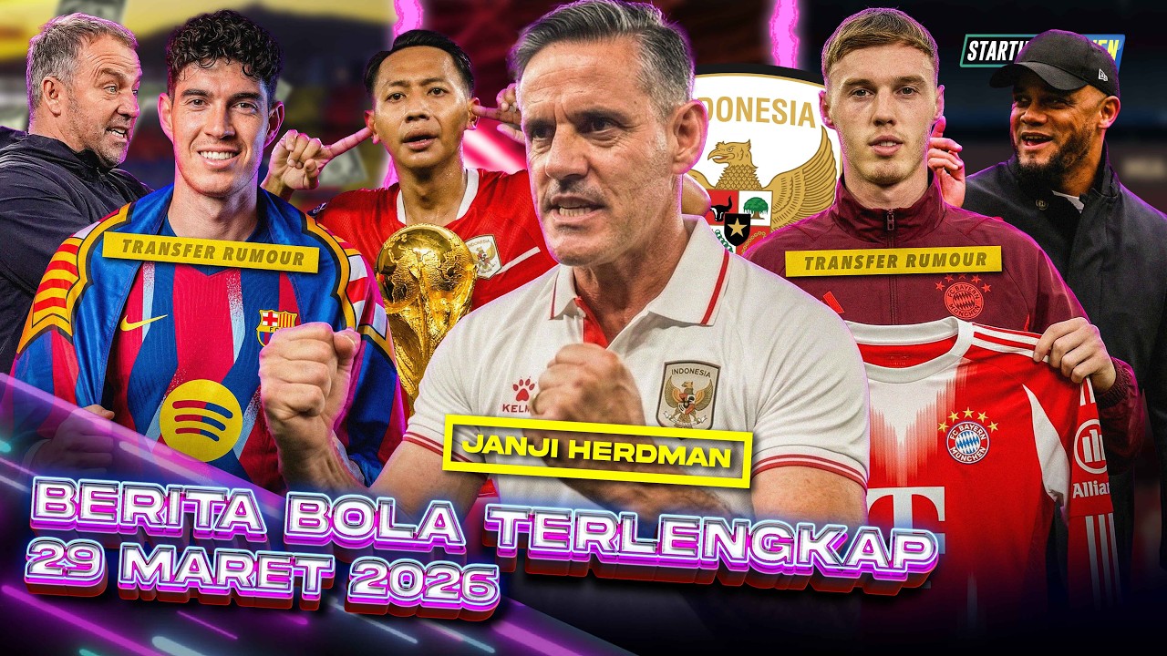 HERDMAN Janji INDO Ke PIALA DUNIA 😍 FABRIZIO: Barca & Bastoni NEGO GAJI 🤑 Munchen BAJAK Palmer? 😱