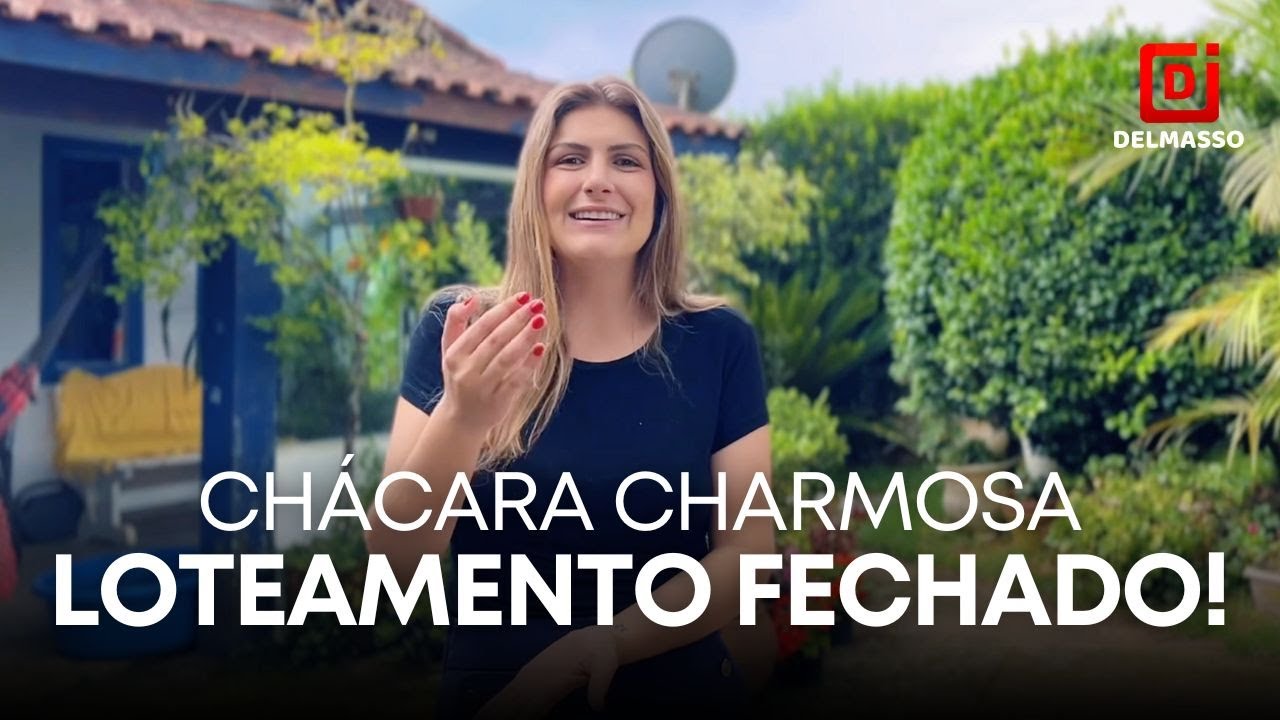 Chácara charmosa em loteamento fechado próximo a São Paulo!