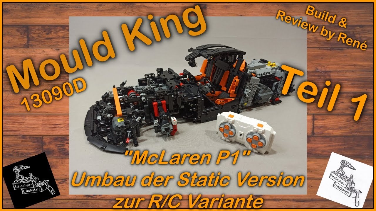 R/C Umbau des McLaren P1 | Mould King 13090 zu 13090D |