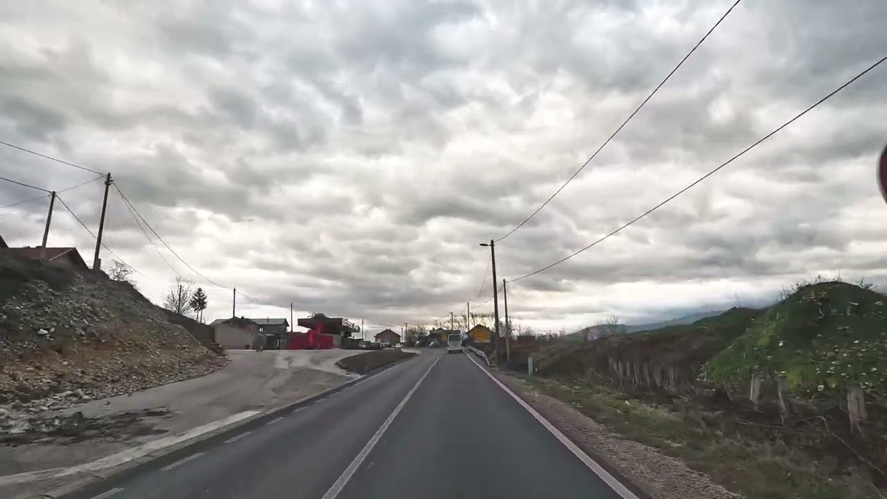 4K Driving - Travnik to Sarajevo, Capital City of Bosnia and Herzegovina
