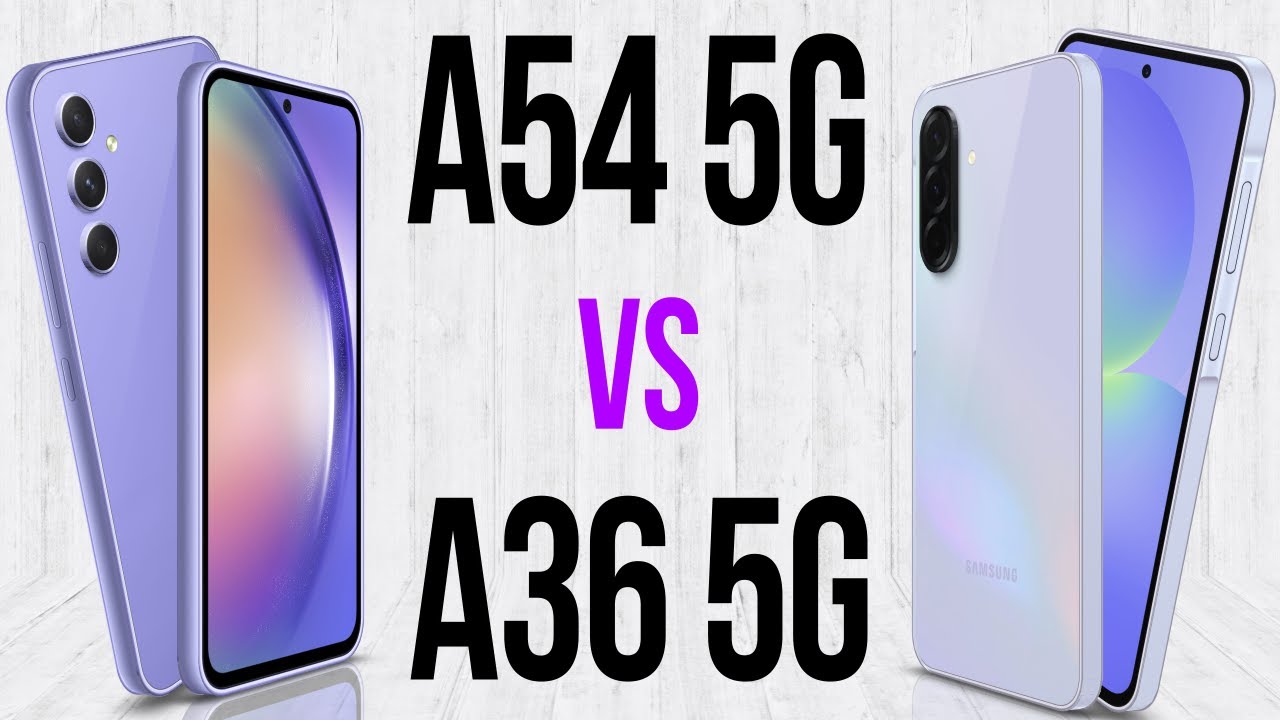A54 5G vs A36 5G (Comparativo & Preços)