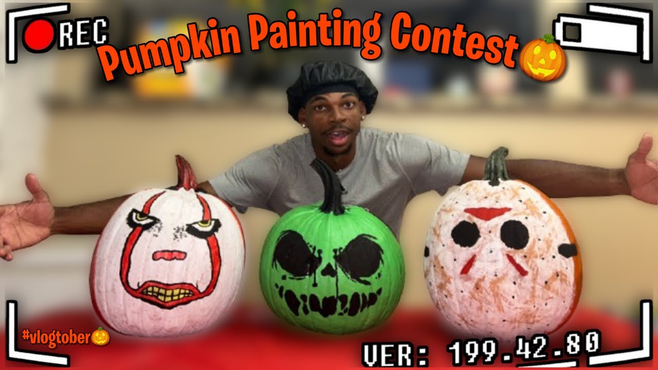 Vlogtober 2024: We Had A Pumpkin Painting CONTEST🎨🎃