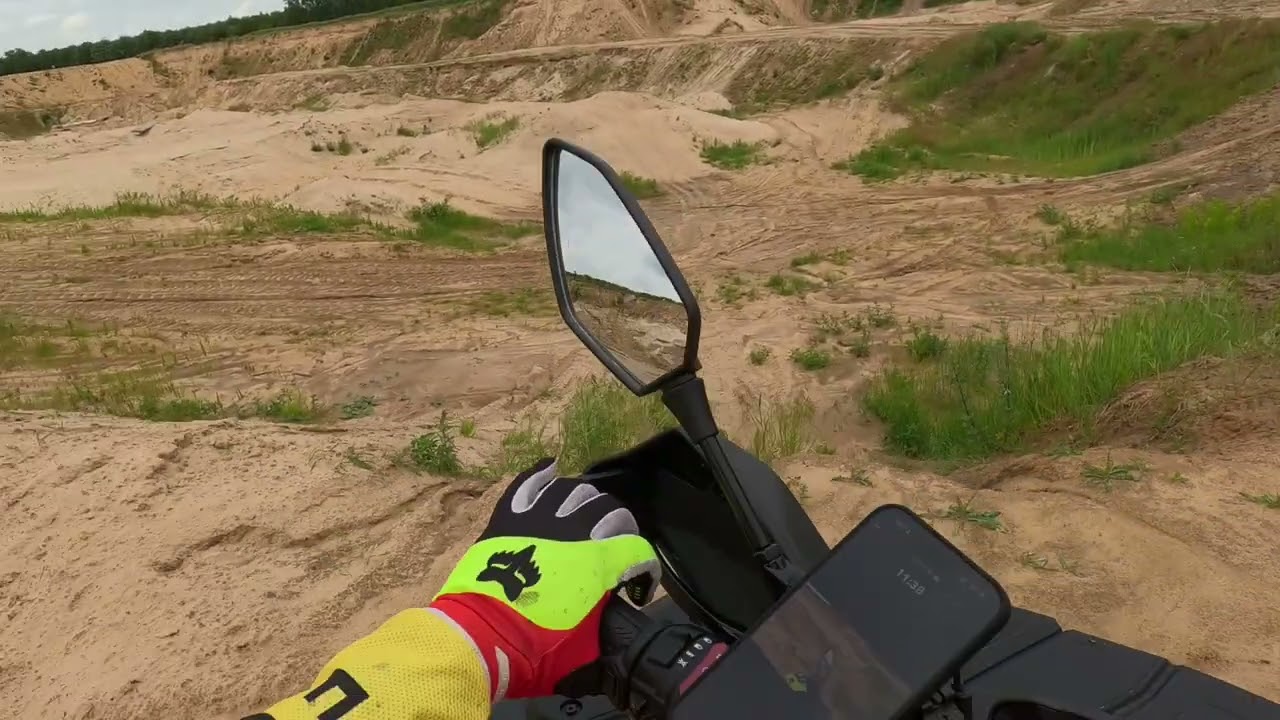 Cfmoto 850 gen 3 nauka podjazdów :)