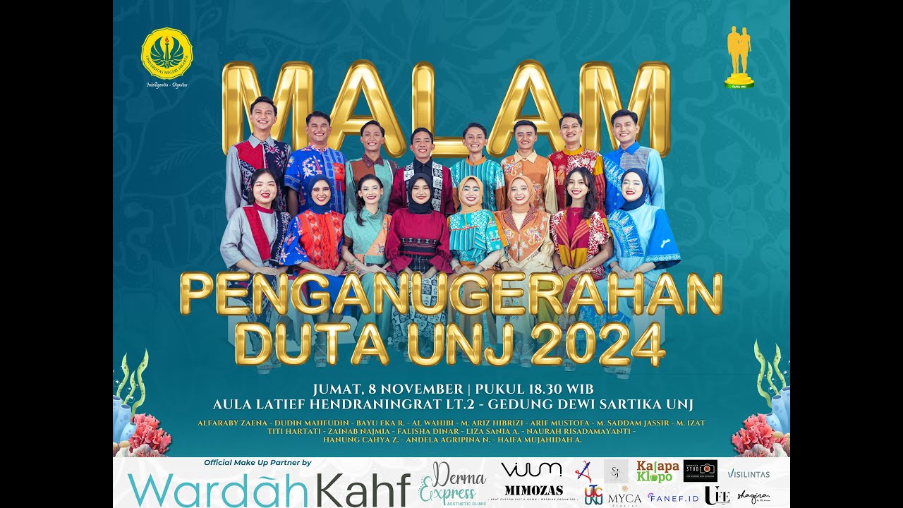 [LIVE] Malam Penganugerahan Duta Universita Negeri Jakarta 2024