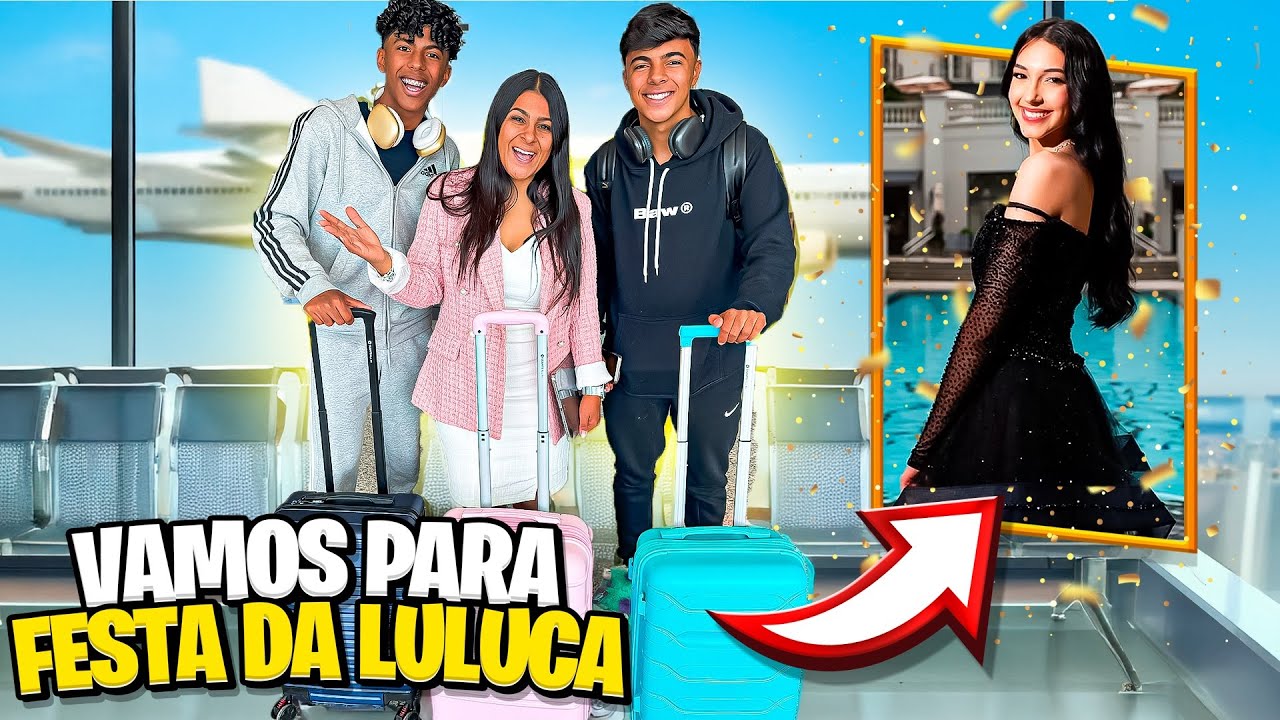 ESTEVÃO E GABRIEL VIAJANDO PRA FESTA DA LULUCA! ALGO INESPERADO ACONTECEU!
