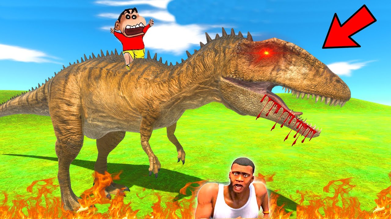 SHINCHAN DINOSAUR Fights EVERY UNITS TEAM in Animal Revolt Battle Simulator with CHOP