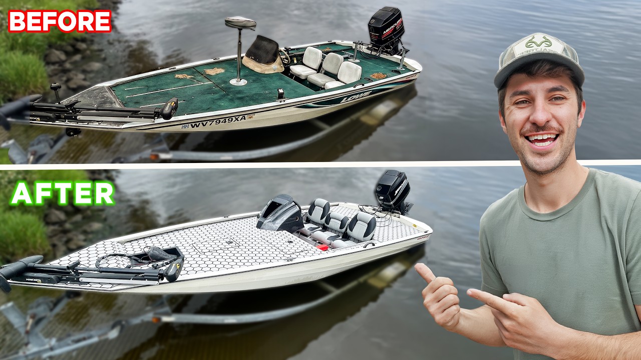 I Brought This $1700 Rotted out Boat Back To Life!