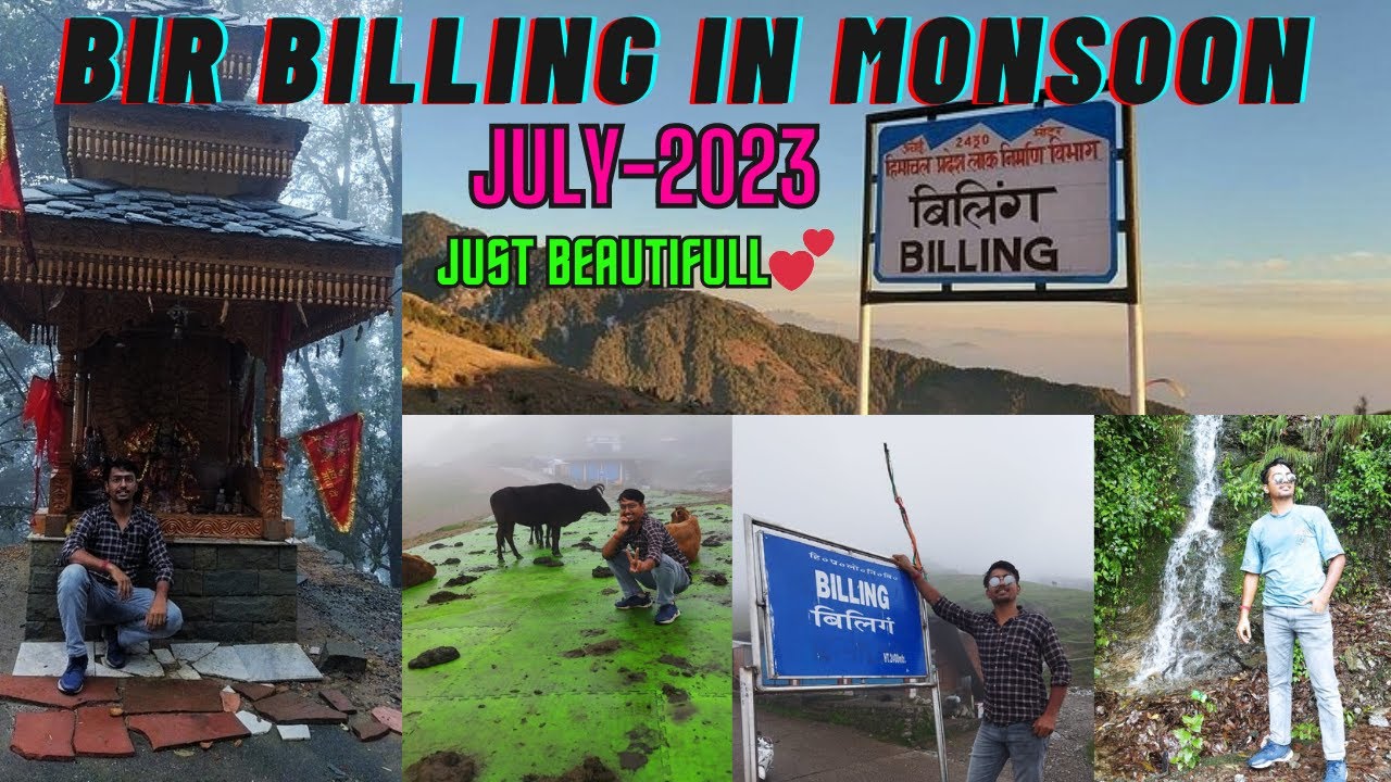 Bir billing paragliding site in India | Bir billing Kangra  | Kangra Himachal  India | HP