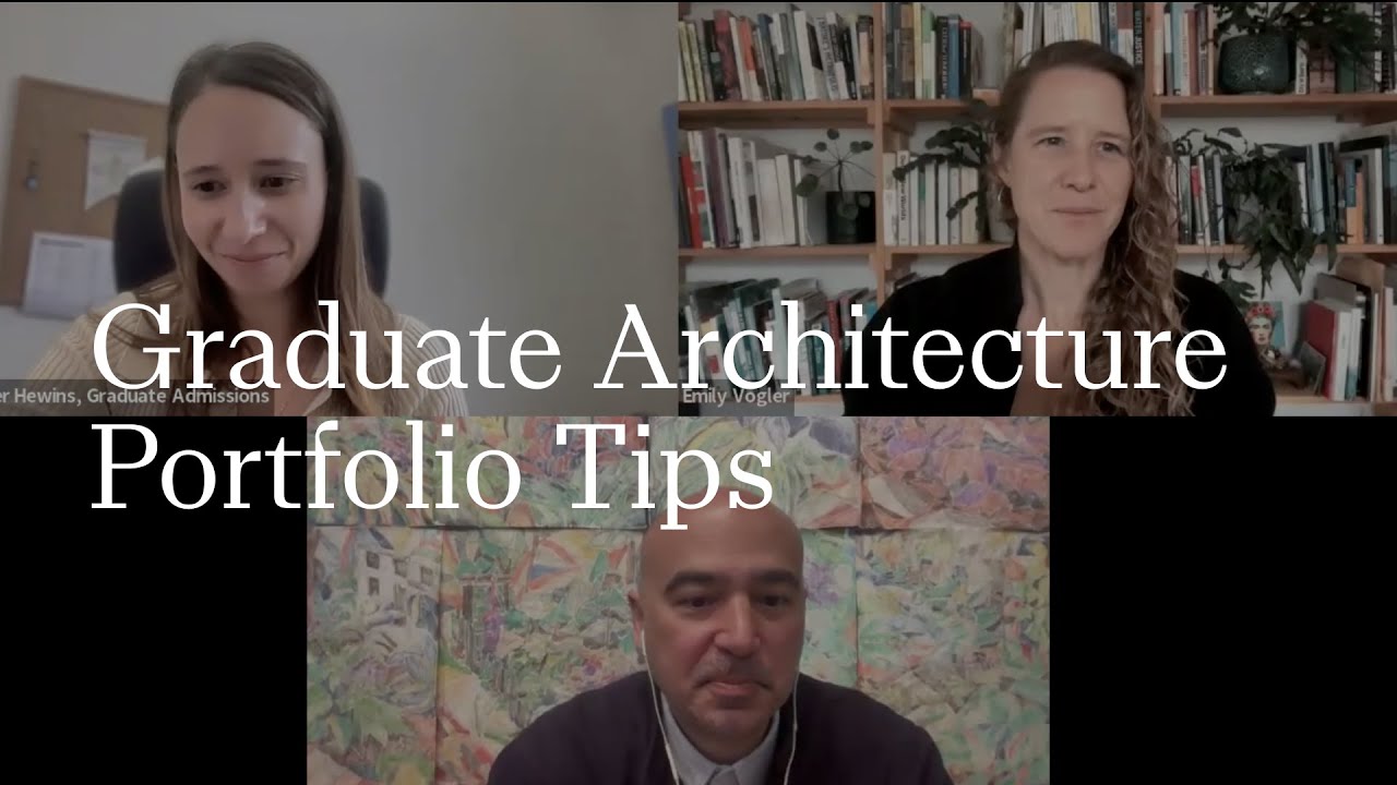 Graduate Architecture Portfolio Tips (LDAR/IntAr) | RISD Graduate Admissions | 2025-2026