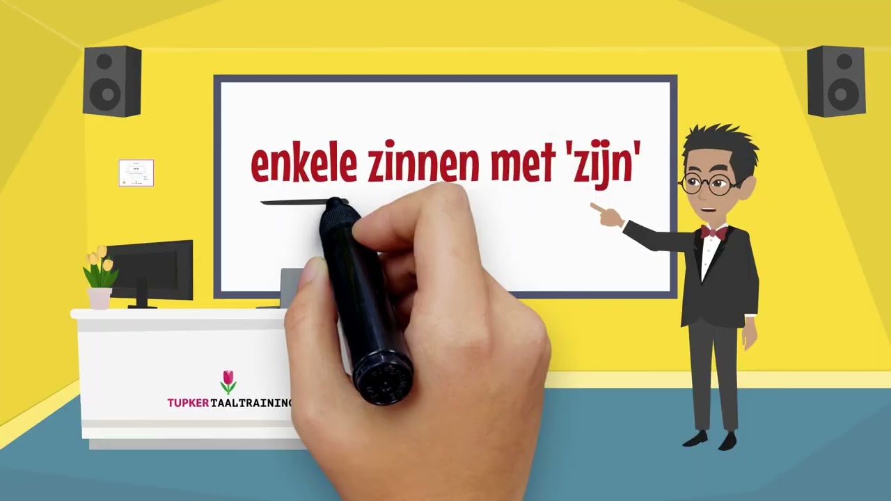 2. Grammar.  An Easy Dutch lesson about the conjugation of the verbs ZIJN en HEBBEN.