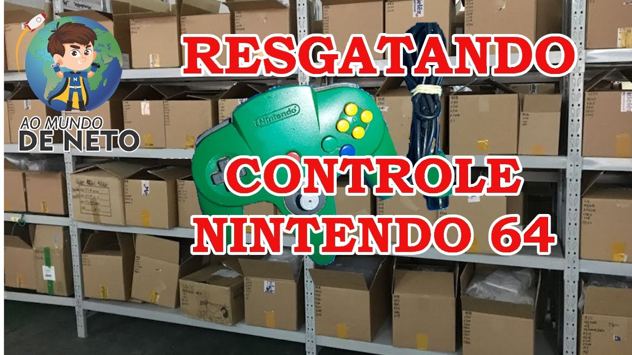 RESGATANDO CONTROLE N64 E RESTAURAÇÃO DO ANALÓGICO