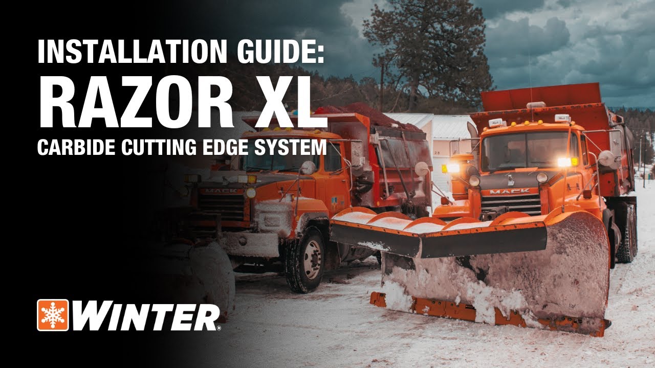 How to Install the Razor® XL Carbide Snow Plow Blade Cutting Edge System | Step-by-Step Guide