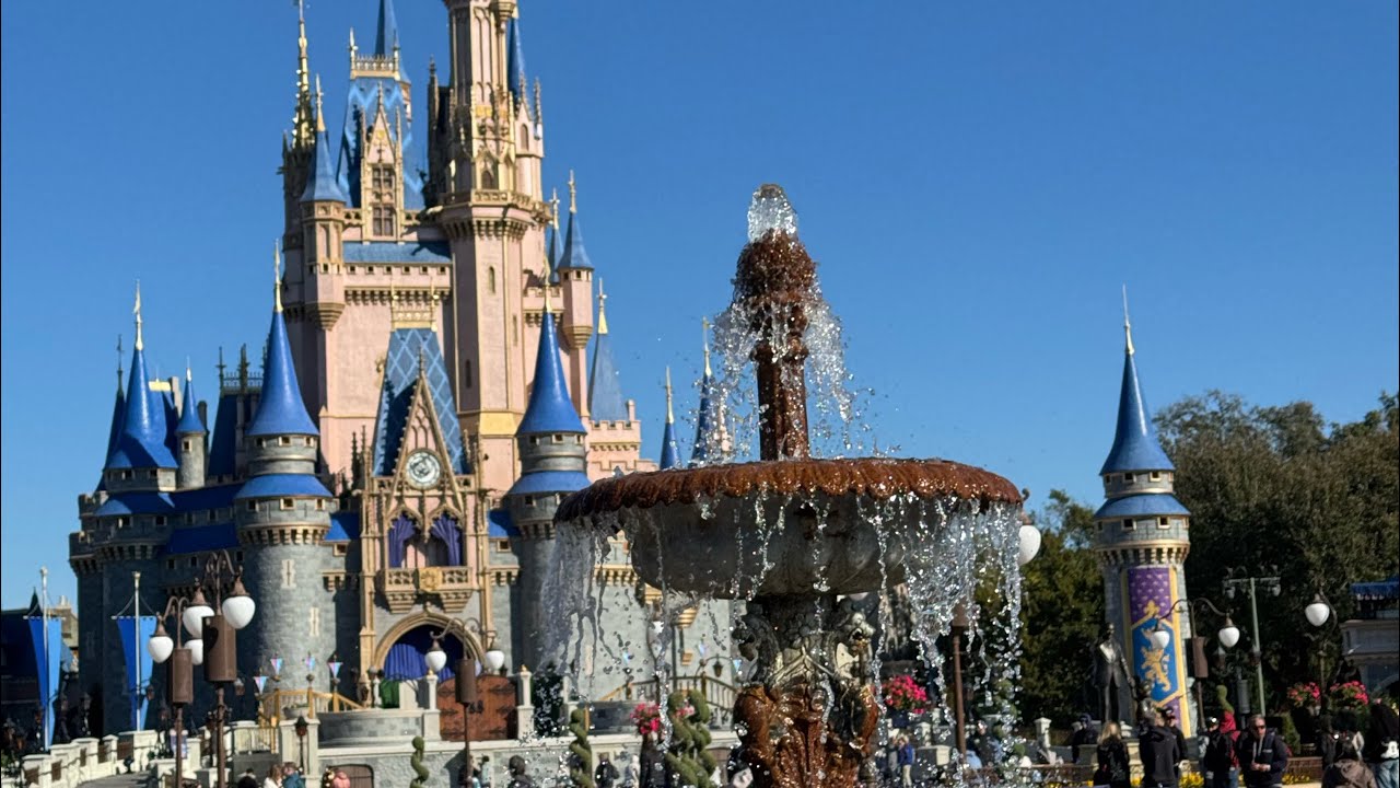 A Cold Walk Around Magic Kingdom